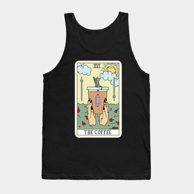 COFFEE READING Tank Top by sagepizza